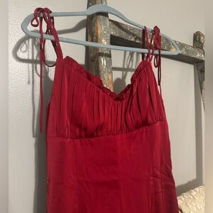 NWT Red slip dress